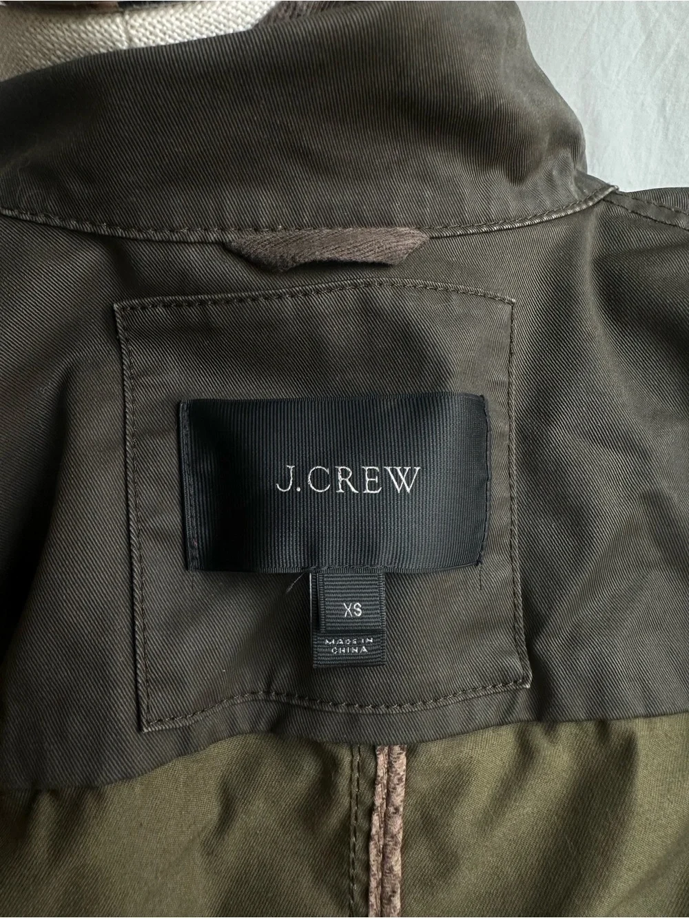 J. Crew Field Jacket Moss Green Women’s Size XS